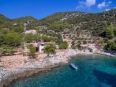 Villa Rubin in der Bucht auf der Insel Hvar