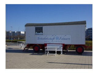 Tortenbotschaft auf Fehmarn in der Nähe der Inselblume 45