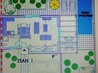 Casa per le vacanze Peroj Pianta del piano 42