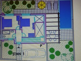 Vakantiehuis Peroj Grondplan 43