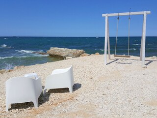 Local beach bar in Peroj