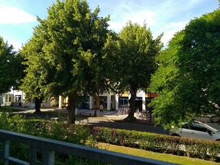 Blick vom Balkon