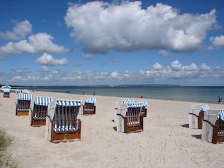 Blick von "unserem" Strandaufgang, linke Seite
