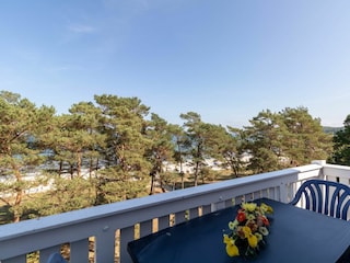 Blick vom Balkon Whg 16 Dachgeschoß