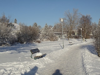 Der Kurpark im Wintermantel