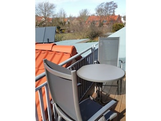 Blick vom Balkon