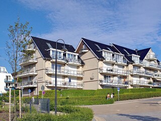 Hanseaten-Residenz im Sommer