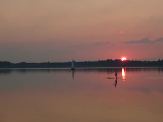 Sonnenuntergang am See