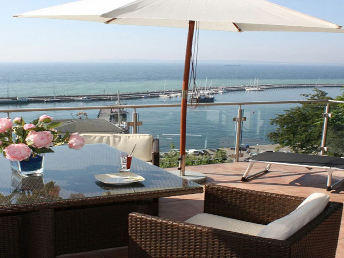 Dachterrasse mit Meerblick