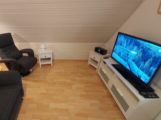 Fernsehzimmer im OG
