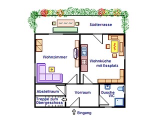 Casa de vacaciones Mittenwald Plano de planta 24