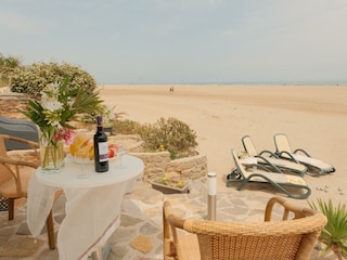 Blick von der Strandterrasse
