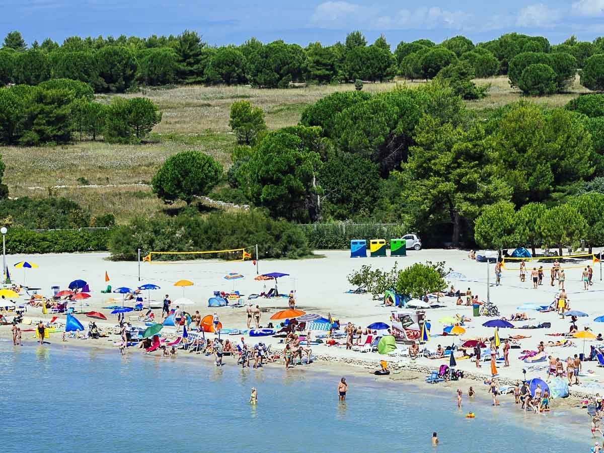 Beach von Zadar Zaton