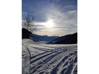 Panoramablick über die Bergwelt