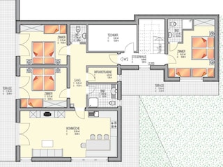 Floor plan of the flat