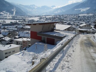 View of the parking lot