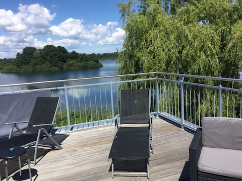 Ferienwohnung Residenz am Trammer See, Wohnung Seeblick