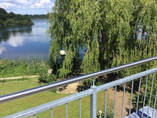 Nochmal der Blick runter vom Balkon