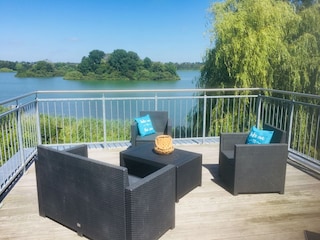Dachterasse direkt am See