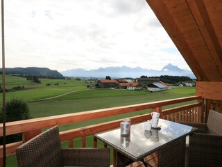 Ausblick vom Balkon