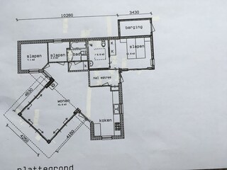 Vakantieappartement De Koog Grondplan 22