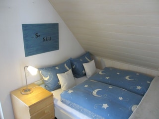 Fewo IV Studio  Schlafzimmer  und frz. Balkon