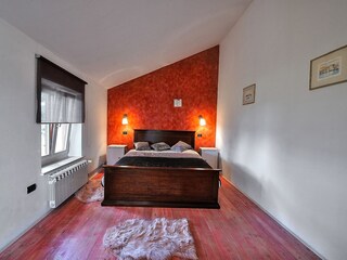 Schlafzimmer im oberen Bereich