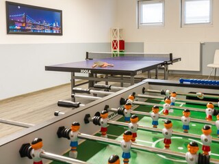 Tischtennis, Kicker, Dart und Billard im Nachbarhaus