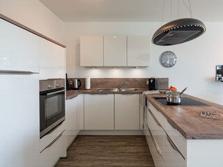 offene Hochglanzküche