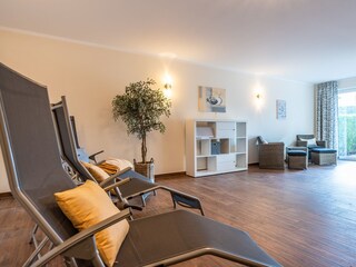 Ruheraum im Souterrain des Nachbarhauses