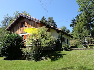 Die Vogesenhütte im Sommer