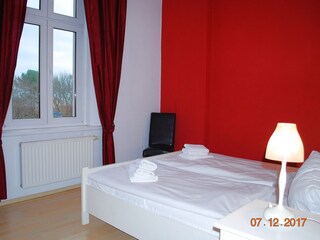 Blick in den Schlafraum