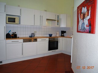 Blick in die Küche