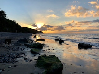 Spätsommerlicher Strandspaziergang