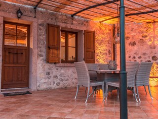 Terrace overlooking on the lake