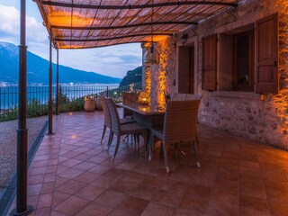 Terrace overlooking on the lake