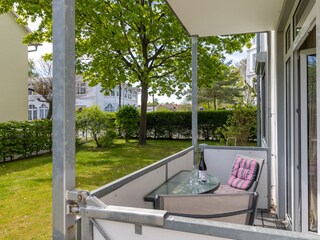 Ihr möblierter Balkon.