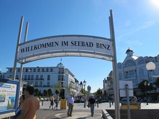 Die Seebrücke in Binz.