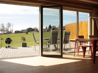 Esszimmer mit Terrasse