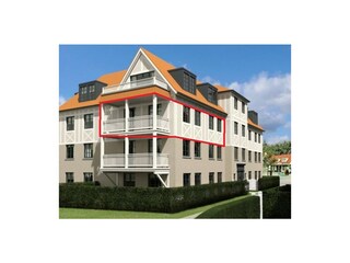 Appartement Cadzand-Bad Buitenaudio-opname 4
