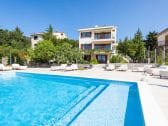 terrace with pool