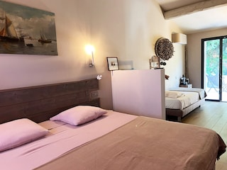 Masterbedroom mit privater Terrasse