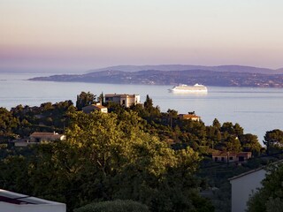 Golf von St. Tropez, Blick vom Grundstück