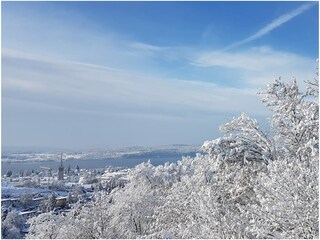 Winterstimmung, Balkonblick