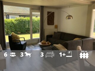 Wohnzimmer de Keizerskroon 2111fewo-toewe.de