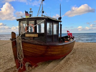 Typische Strandszene