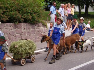 Parade at the Völser Kirchtag fair.