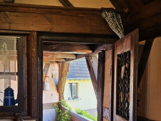 Tur zum balkon