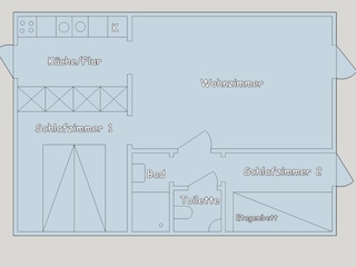 Vakantieappartement Oostkapelle Grondplan 28