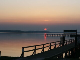Sonnenuntergang in Wackerballig